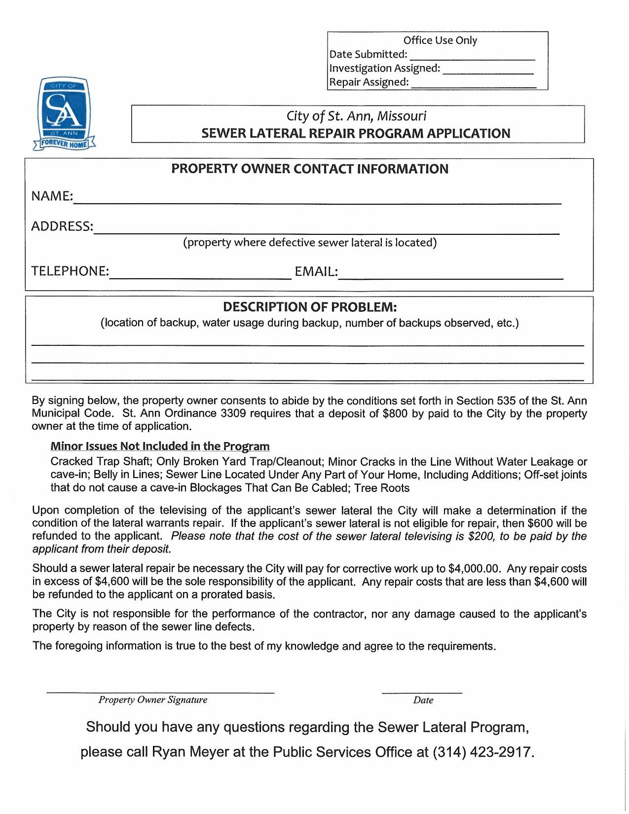 Sewer Lateral Repair Program2